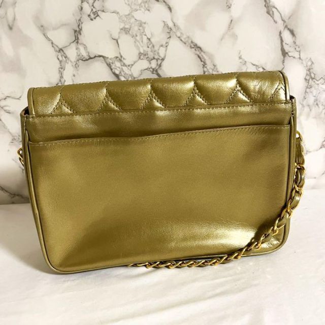 MOSCHINO ハート ゴールド チェーン ショルダーバッグ モスキーノ