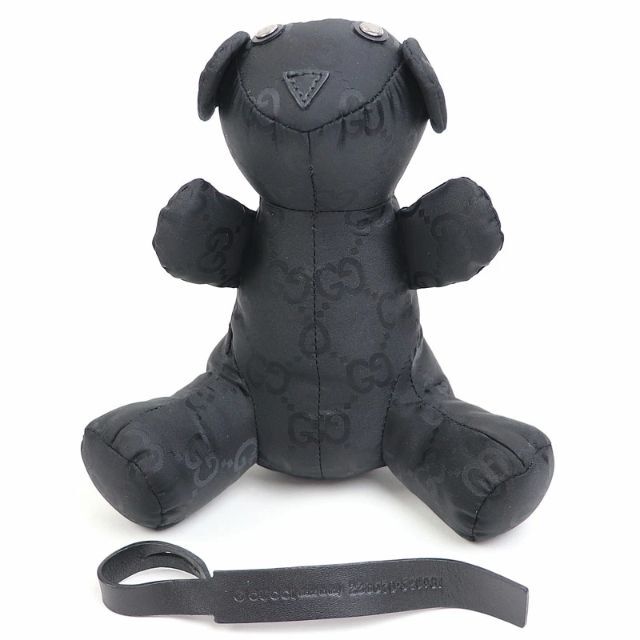 Gucci - グッチ 【GUCCI】 GGナイロン クマチャーム付きバックパックの