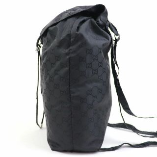 Gucci - グッチ 【GUCCI】 GGナイロン クマチャーム付きバックパックの