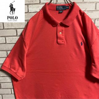 ポロラルフローレン(POLO RALPH LAUREN)の90s 古着 ポロ ラルフローレン 刺繍ロゴ ビッグシルエット ゆるだぼ(ポロシャツ)