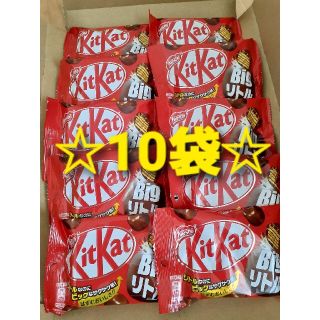 ネスレ(Nestle)のネスレ キットカット ビッグリトル 10袋セット(菓子/デザート)