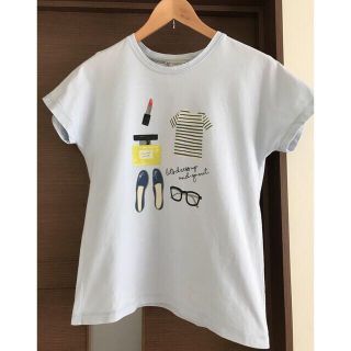 アフタヌーンティー(AfternoonTea)の専用★☆アフタヌーンティー　フレンチTシャツ　ブルー(Tシャツ(半袖/袖なし))