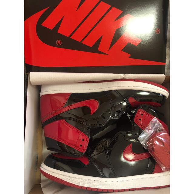 専用 NIKE AIR JORDAN 1 HIGH OG patent bred