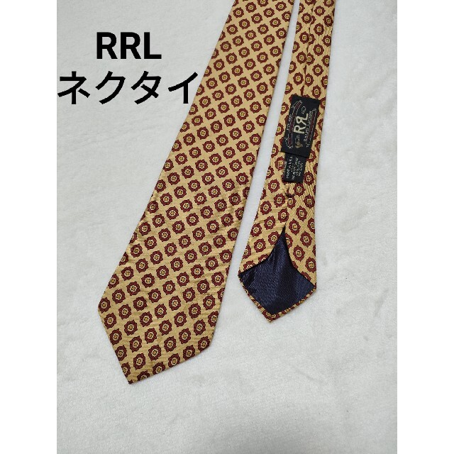 RRL(ダブルアールエル)のRRL ビンテージネクタイ　シルク　三つ星　三ツ星　デニム　ポロラルフローレン メンズのファッション小物(ネクタイ)の商品写真