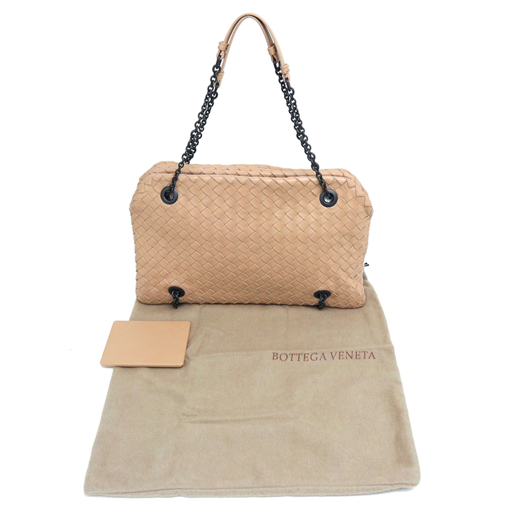 Bottega Veneta(ボッテガヴェネタ)のボッテガヴェネタ イントレチャート チェーン ショルダーバッグ（中古） レディースのバッグ(ショルダーバッグ)の商品写真