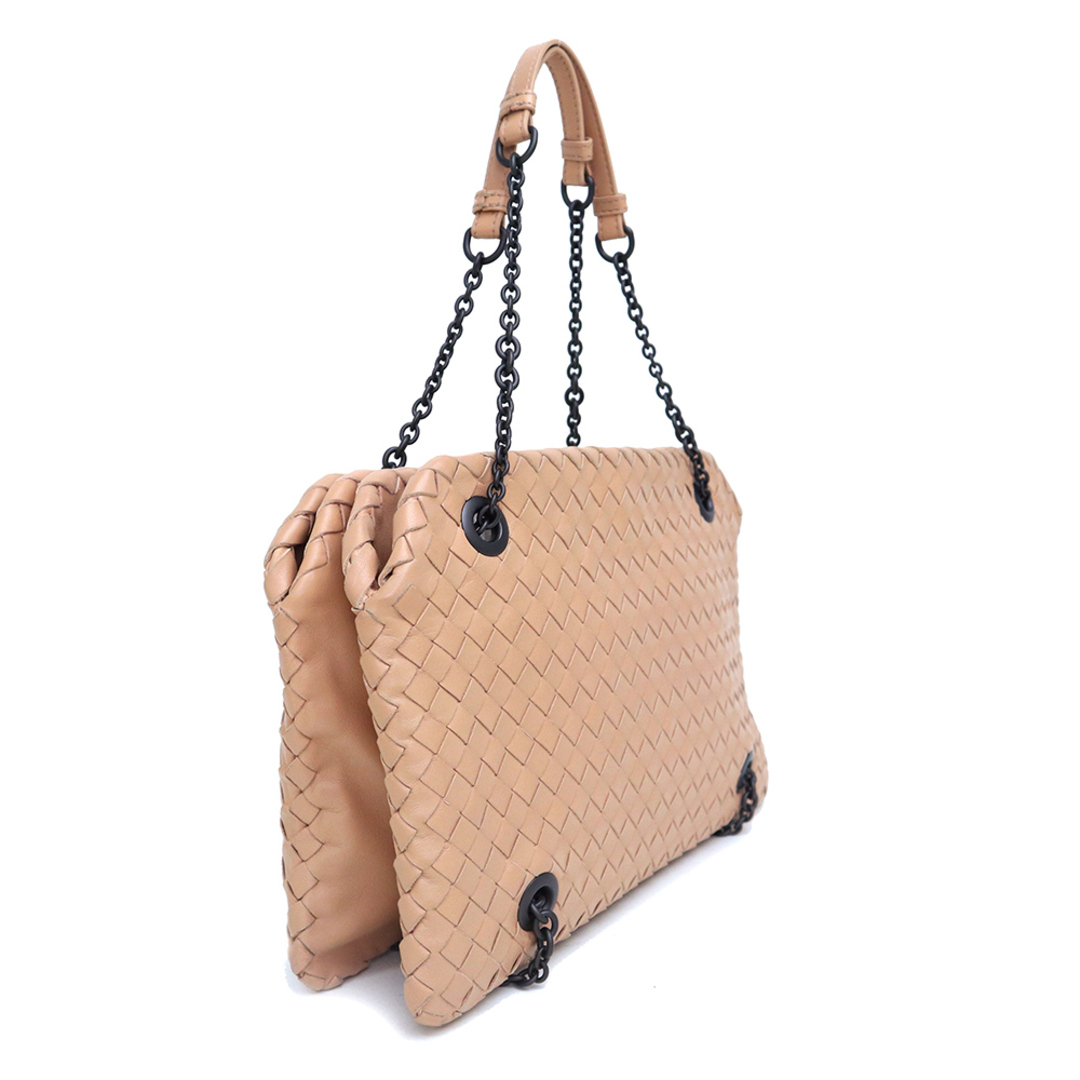 Bottega Veneta(ボッテガヴェネタ)のボッテガヴェネタ イントレチャート チェーン ショルダーバッグ（中古） レディースのバッグ(ショルダーバッグ)の商品写真