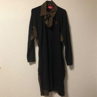 ヴィヴィアンウエストウッド(Vivienne Westwood)の【SALE】Vivienne Westwood ドッキングシャツワンピース(ひざ丈ワンピース)