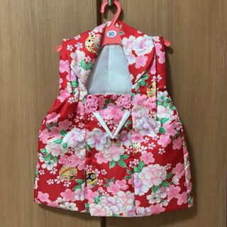 被布　花柄　鞠　桜　女の子用(和服/着物)