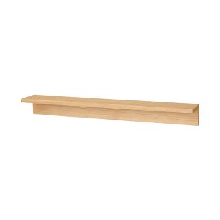 ムジルシリョウヒン(MUJI (無印良品))の無印良品 壁に付けられる家具棚 オーク材突板 88cm(棚/ラック/タンス)