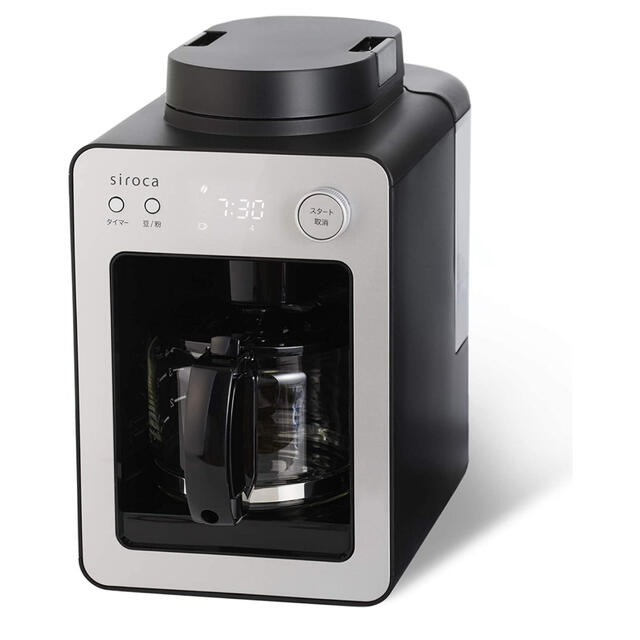 siroca 全自動コーヒーメーカー　SC-A351 シルバー055L保温機能