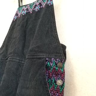 チチカカ(titicaca)の刺繍サロペット(サロペット/オーバーオール)