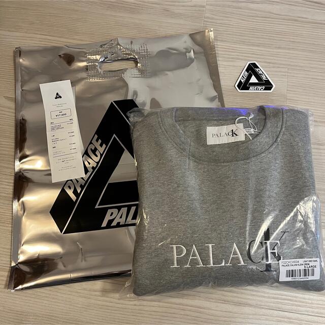 palace calvin klein CK1 クルーネック スウェットシャツ