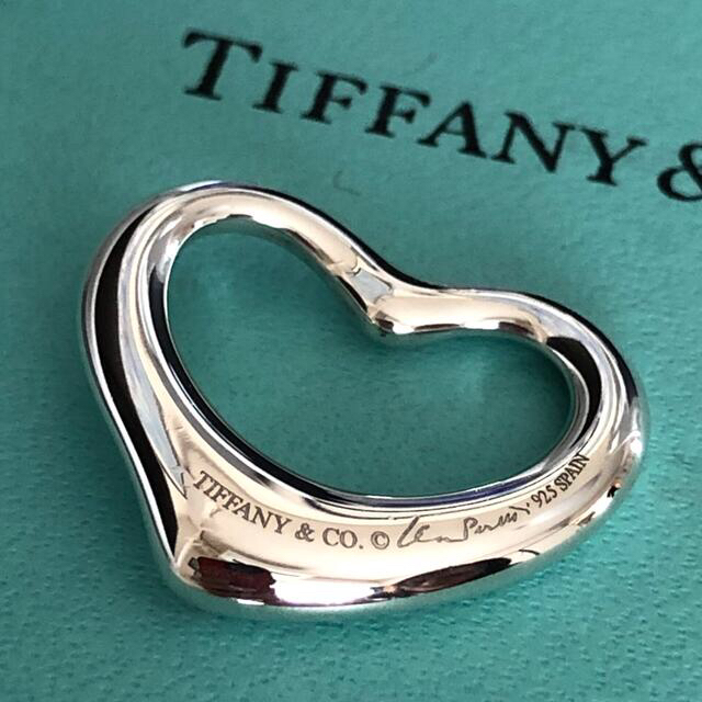 未使用 TIFFANY＆Co. オープンハート 22㎜ silver925