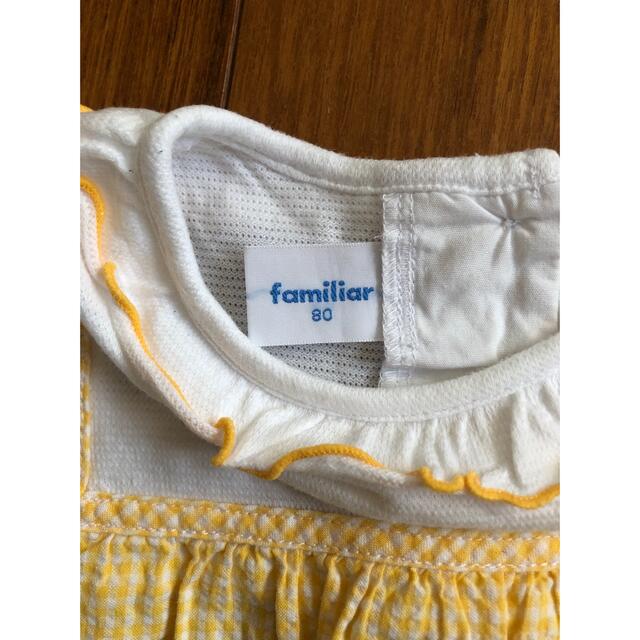 familiar(ファミリア)のファミリア ワンピース 80 キッズ/ベビー/マタニティのベビー服(~85cm)(ワンピース)の商品写真