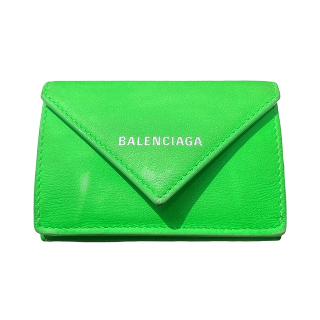 Balenciaga(バレンシアガ)のbalenciaga バレンシアガ 財布 ミニウォレット　グリーン レディースのファッション小物(財布)の商品写真