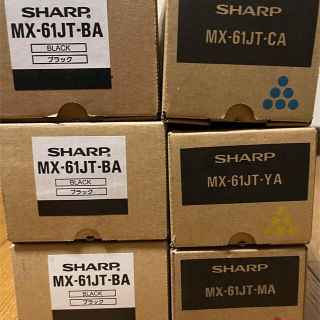 シャープ(SHARP)のノ助様専用MX-61JT-BA,CA,MA,YA 純正トナー(OA機器)