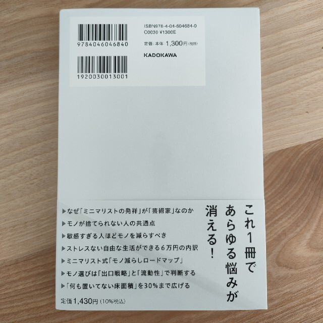 角川書店(カドカワショテン)の【ハードカバー本】「手放す練習ムダに消耗しない取捨選択」ミニマリストしぶさん エンタメ/ホビーの本(住まい/暮らし/子育て)の商品写真