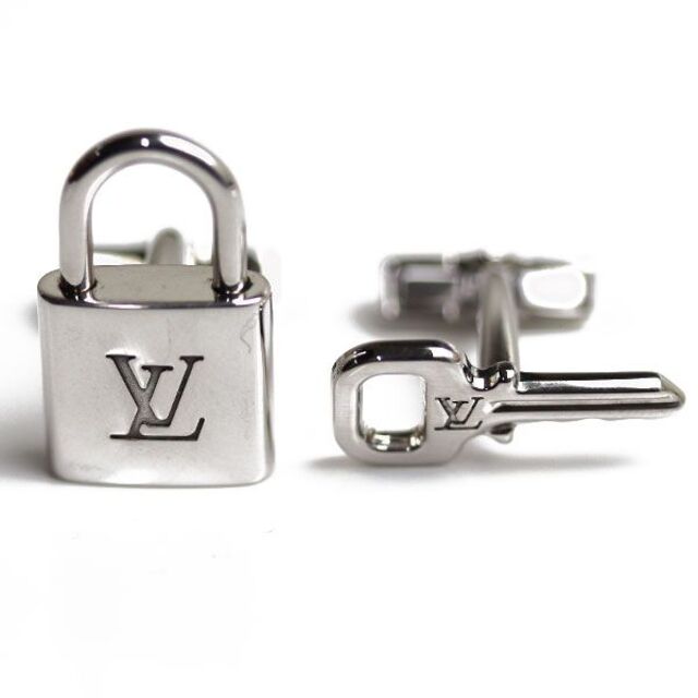 LV ルイヴィトン カフス パドロック&キー SV925 シルバー M64600