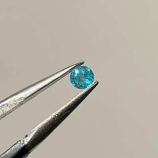 ブラジル産 パライバトルマリン ルース ブルーで綺麗 0.080ct(その他)