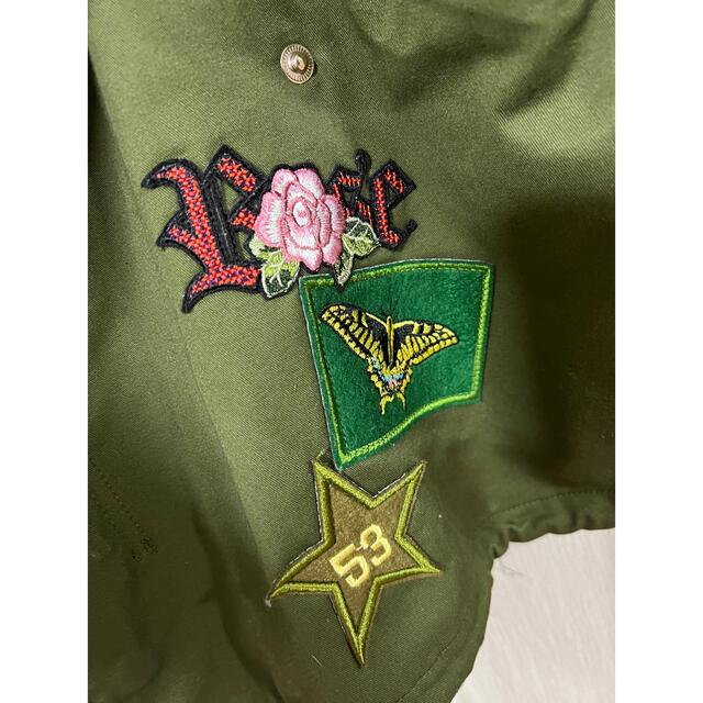 ZARA(ザラ)のZARA刺繍ミリタリージャケット レディースのジャケット/アウター(ミリタリージャケット)の商品写真