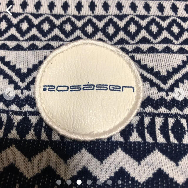 ROSASEN(ロサーゼン)のrosasen 半袖ポロシャツ　L スポーツ/アウトドアのゴルフ(ウエア)の商品写真