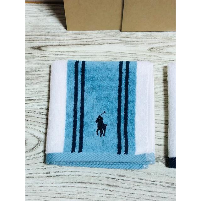 POLO RALPH LAUREN(ポロラルフローレン)のラルフローレン　タオルハンカチ　●2枚セット レディースのファッション小物(ハンカチ)の商品写真