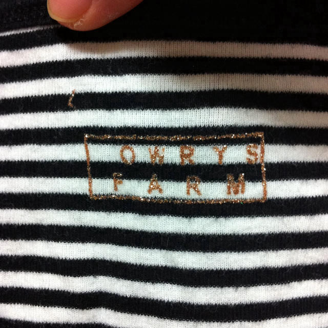 LOWRYS FARM(ローリーズファーム)のLOWRYSFARM ボーダーカットソー レディースのトップス(カットソー(長袖/七分))の商品写真