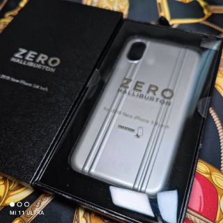 ゼロハリバートン(ZERO HALLIBURTON)のゼロハリバートン iPhone Xs 用ケース シルバー 新品(iPhoneケース)