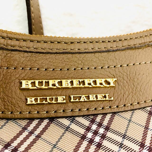 美品】BURBERRY BLUE LABEL ノバチェック柄 ショルダーバッグ ...