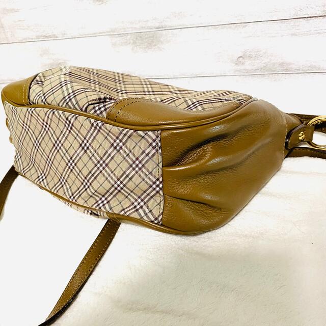 美品】BURBERRY BLUE LABEL ノバチェック柄 ショルダーバッグ ...
