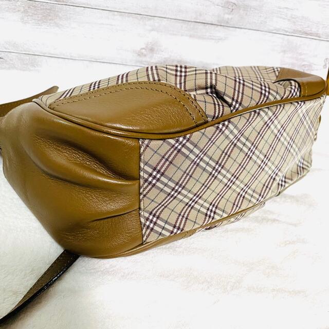 美品】BURBERRY BLUE LABEL ノバチェック柄 ショルダーバッグ ...