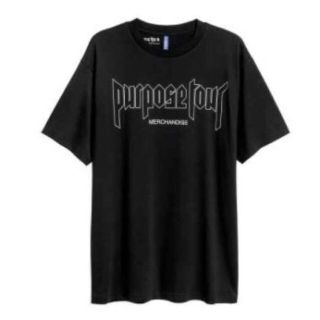 エイチアンドエム(H&M)のH&M justin bieber（ジャスティンビーバー）コラボ Tシャツ M(Tシャツ/カットソー(半袖/袖なし))