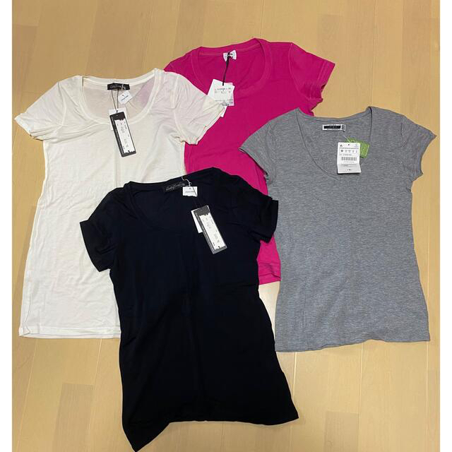 PLST(プラステ)のＴシャツ　プラステ　ピンク レディースのトップス(Tシャツ(半袖/袖なし))の商品写真