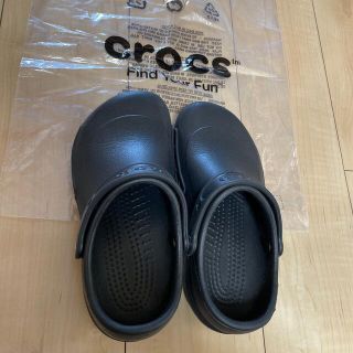 クロックス(crocs)のクロックス　ビストロ　黒23㎝(サンダル)