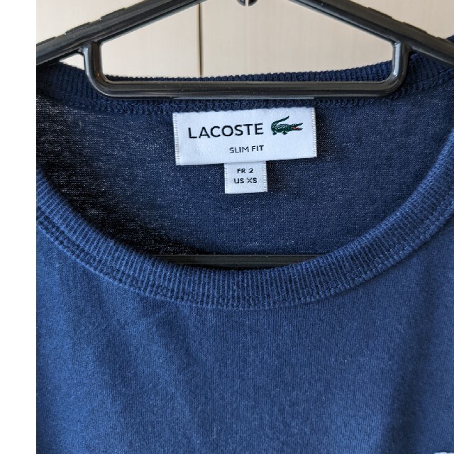 【最終値下げ】【試着のみ】ラコステLACOSTE　Tシャツ　スリムフィット メンズのトップス(Tシャツ/カットソー(半袖/袖なし))の商品写真