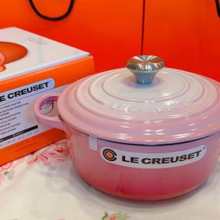 ルクルーゼ(LE CREUSET)のル・クルーゼ　ココットピンクブーケ(鍋/フライパン)