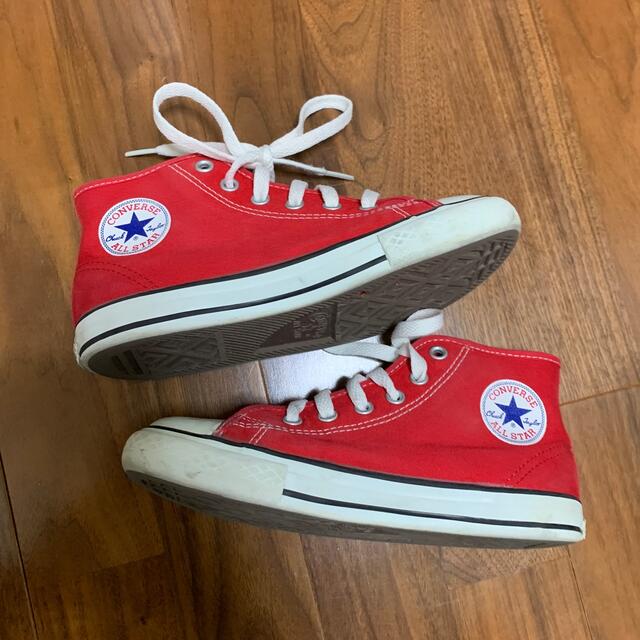 CONVERSE(コンバース)のハイカット　コンバース　21センチ キッズ/ベビー/マタニティのキッズ靴/シューズ(15cm~)(スニーカー)の商品写真