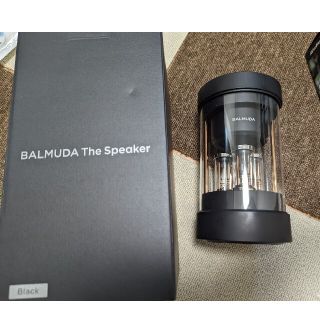 バルミューダ(BALMUDA)のBALMUDA The Speaker black 箱 付属品付(スピーカー)