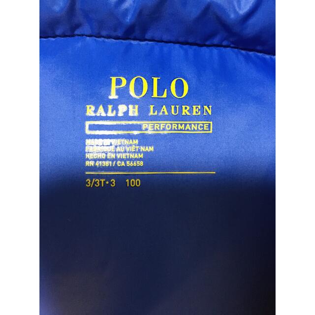 POLO RALPH LAUREN(ポロラルフローレン)のラルフローレン　ダウン100cm キッズ/ベビー/マタニティのキッズ服男の子用(90cm~)(ジャケット/上着)の商品写真