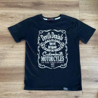 処分　Tシャツ　半袖　バイカースタイル　オールドファッション　ブラック(Tシャツ/カットソー(半袖/袖なし))