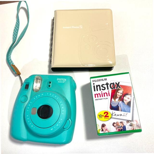 FUJIFILM インスタントカメラ チェキ instax mini8+ ミントFUJIFILM