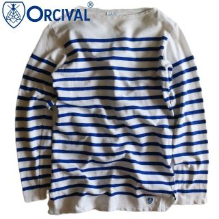 オーシバル(ORCIVAL)の【ORCIVAL】バスクシャツ 長袖Tシャツ ロゴ フランス製☆(Tシャツ/カットソー(七分/長袖))