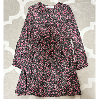 ザラ(ZARA)のお値下げ中♡ZARA♡Girls（128cm）お花柄ワンピース(ワンピース)