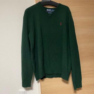 ポロラルフローレン(POLO RALPH LAUREN)のPOLO Ralph Lauren Vネック ニット セーター グリーン(ニット/セーター)