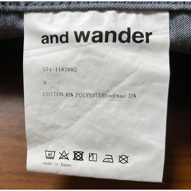 and wander(アンドワンダー)のアンドワンダー　and wonder ハーフパンツ メンズのパンツ(ショートパンツ)の商品写真