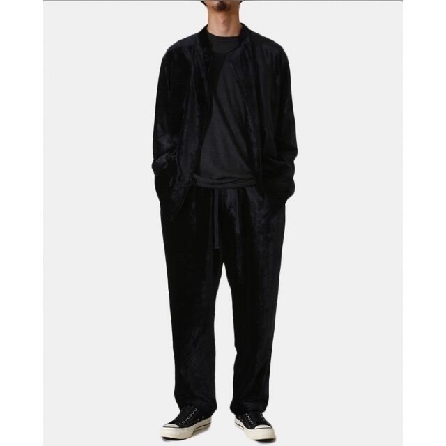 COMOLI 21AW シルク別珍 ドローストリングパンツ 3 COMOLI 21AW シルク別珍 ドローストリングパンツ 3