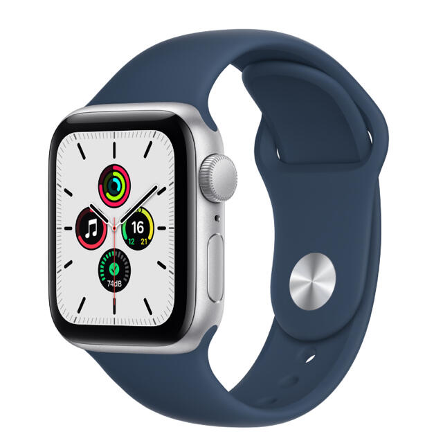 アップル Apple Watch SE 40mm シルバーアルミ アビスブルース