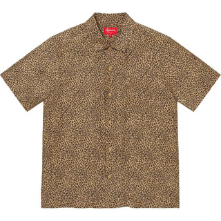 シュプリーム(Supreme)のSupreme Leopard Silk S/S Shirt Sサイズ(シャツ)