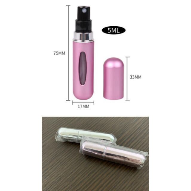 アトマイザー　5ｍｌ　香水詰め替えボトル　２本セット　携帯用　コンパクト　霧吹き コスメ/美容の香水(ユニセックス)の商品写真