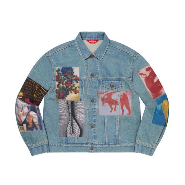 Supreme(シュプリーム)の定価以下✨Mサイズ✨ Supreme Denim Jacket Blue メンズのジャケット/アウター(Gジャン/デニムジャケット)の商品写真